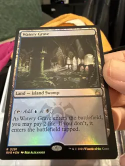 MTG Watery Grave Ravnica Remastered Foil R 0291 (196) - Image 1