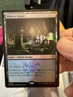 MTG Watery Grave Ravnica Remastered Foil R 0291 (196) - Image 2