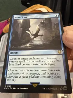 Swan Song | UB: LOTR | NM | MTG R 0197 (197) - Image 1