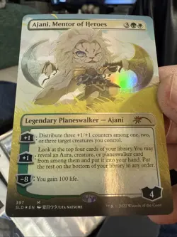 MTG Secret Lair #397 Ajani, Mentor of Heroes Borderless Foil 171 - Image 1