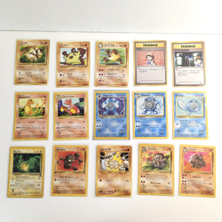 Pokemon Lot of 15 Cards Holo Poliwrath + Shadowless Charmander Charmeleon Base - Image 1