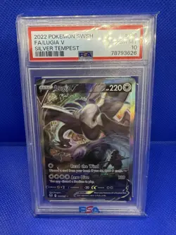 PSA 10 - Lugia V 186/195 Alt Art SWSH Silver Tempest POKEMON - Image 1