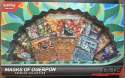Pokemon TCG Masks of Ogerpon Premium Collection Box Sealed New - Image 1