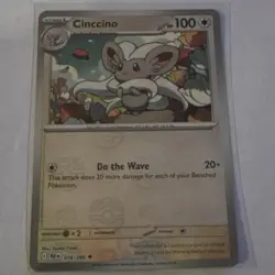 Pokemon TCG S&V Black Bolt: Cinccino 076/086 - Masterball - Image 1
