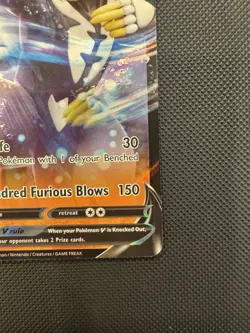 2021 Pokemon SWSH Battle Styles Rapid Strike Urshifu V #087/163 NM - Image 4