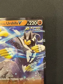 2021 Pokemon SWSH Battle Styles Rapid Strike Urshifu V #087/163 NM - Image 5