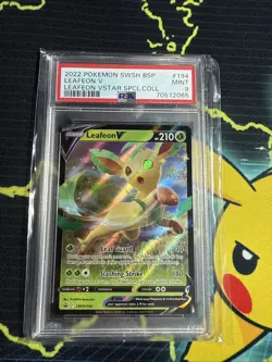 POKEMON LEAFEON V BLACK STAR PROMO SWSH194 PSA 9 Mint - Image 1
