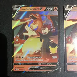 x2 Pokemon Tcg Lance’s Charizard 11/25 Celebrations SWSH133 black Star Promo - Image 2
