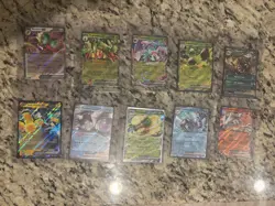 Pokemon TCG Double Rare EX Collection Lot 70 Cards NM/M Condition Free Shipping - Image 1