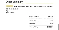 Pokemon Mega Charizard X ex Ultra-Premium Collection Box Factory Sealed PRESALE - Image 3