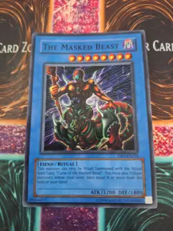 Yugioh The Masked Beast DB1-EN214 Super Rare Unlimited Near Mint - Image 1