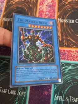 Yugioh The Masked Beast DB1-EN214 Super Rare Unlimited Near Mint - Image 2