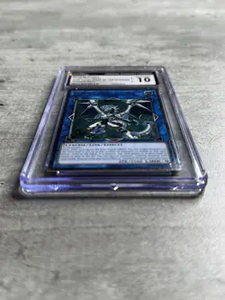 Yugioh Card Firewall Dragon Ultimate Rare CGC 10 Gem Mint, OP16-EN002 2021 - Image 3