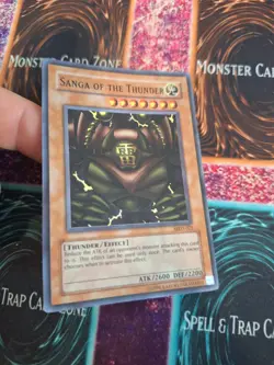 Yugioh Sanga of the Thunder MRD-025 Super Rare OG Unlimited LP/MP - Image 2