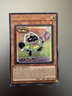 Yugioh! LollipoYummy JUSH-EN018 Justice Hunters 1st Ed NM - Image 1