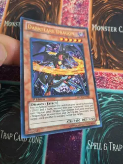 Yugioh Darkflare Dragon SDDC-EN002 Ultra Rare 1st Edition Near Mint - Image 2