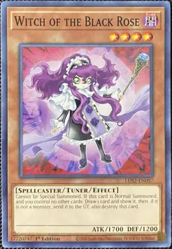 Witch of the Black Rose LDS2-EN097 Legendary Duelists: Season 2 1st Ed Yugioh - Image 1