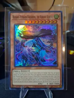 Yugioh Radiant Typhoon Varuroon, the Vibrant Vortex DOOD-EN016 SR NM Presale - Image 1