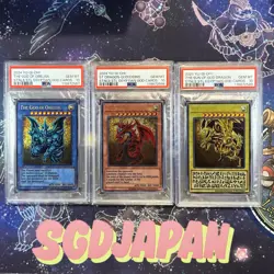 Sequential PSA 10 Yugioh 25th Stainless Steel Egyptian God Cards Japanese - Image 1