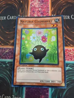 Yugioh Naturia Cosmobeet HA02-EN042 Super Rare 1st Edition Near Mint - Image 1