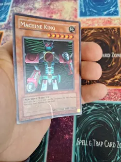 Yugioh Machine King DL4-001 Super Rare Limited Moderately Played - Image 3