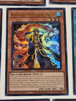 Radiant Typhoon Chant DOOD-EN061 Yugioh Deck Core x10 Doom of Dimensions Set - Image 3
