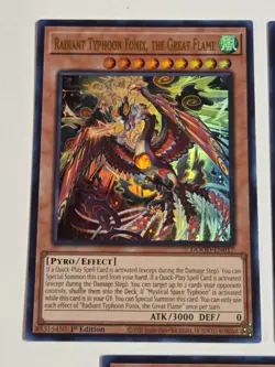 Radiant Typhoon Chant DOOD-EN061 Yugioh Deck Core x10 Doom of Dimensions Set - Image 5