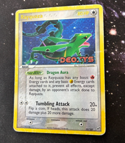 2005 Rayquaza Holo Rare ☆Stamped☆ Pokemon Card #22/107 EX Deoxys HP - Image 1