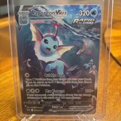 Vaporeon VMAX SWSH182 Sword & Shield Promo Pokemon Full Art Holo Card - Image 1