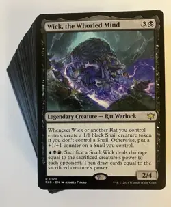 MTG Magic The Gathering Wick, the Whorled Mind 🐀 Budget 100 Card Commander Deck - Image 1