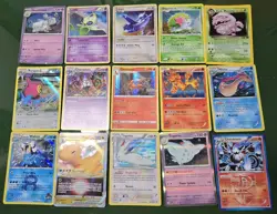 Pokemon Holographic Card Bundle Of 15 TCG Legendary Latios Moltres Celebi - Image 1