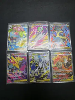 6 Card Lot Pokemon Mega Evolution Ultra Rare Full Art Lucario Gardevoir Venusaur - Image 1