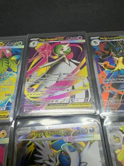 6 Card Lot Pokemon Mega Evolution Ultra Rare Full Art Lucario Gardevoir Venusaur - Image 3