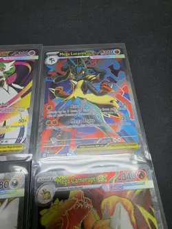 6 Card Lot Pokemon Mega Evolution Ultra Rare Full Art Lucario Gardevoir Venusaur - Image 4