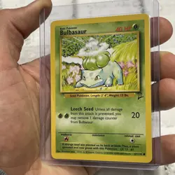 Bulbasaur 67/130 Common Base Set 2 Pokemon Card NM/MT Vintage Nintendo WOTC TCG - Image 2