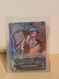 One Piece Card Game: Jewelry Bonney Custom Card Rare HQ Proxy Luffy OP07-019 - Image 1