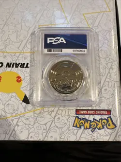 PSA 9 Mint Charizard UPC Ultra Premium Collection Metal Card Game Coin Pokemon🔥 - Image 2