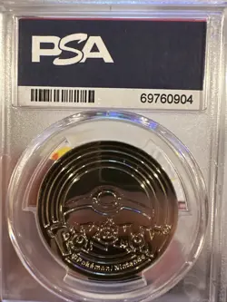 PSA 9 Mint Charizard UPC Ultra Premium Collection Metal Card Game Coin Pokemon🔥 - Image 4