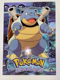 Blastoise #09 Pokemon Card TCG Topps E9 of 12 1999 - Image 1