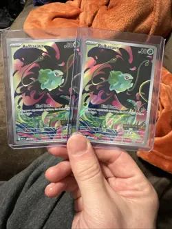 (2) Pokemon TCG Bulbasaur Mega Evolution Stamped Promo Card Holo Rare 133/132 - Image 1