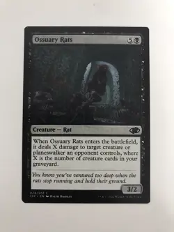 Ossuary Rats MTG Magic the Gathering Card NM Near Mint J22 - Image 1