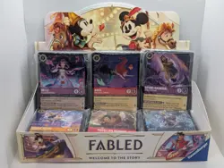 Disney Lorcana Fabled 200+ Bulk Card Lot (C,UC,R,SR) Regular and Foils - Image 1