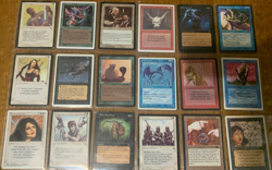 Nearly 300 Old School Vintage Magic The Gathering Alpha Beta Unlimited Arabian - Image 3