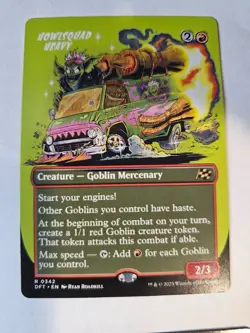 MTG- Howlsquad Heavy Borderless- Aetherdrift - Image 1