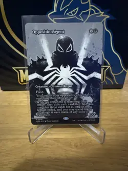 (Regular) Opposition Agent (Borderless) (0019) Spider-Man Mtg NM - Image 1