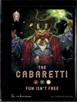 MTG Treasure Token 16/17 Streets Of New Capenna The Cabaretti 12 Lot 2 LP - Image 2