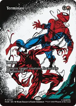 Terminate Borderless Marvel's Spider-Man NM MTG - Image 1