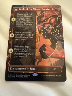 Mtg Fable of The Mirror-Breaker Store Championship Promo Foil - Image 1