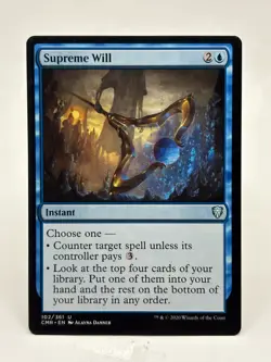 Supreme Will NM/M* Commander Legends ENGLISH 102/361 mtg -UnltdCards - Image 1