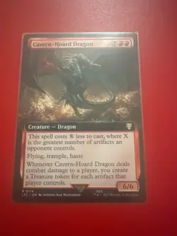cavern hoarde dragon Full Art Regular mtg - Image 1